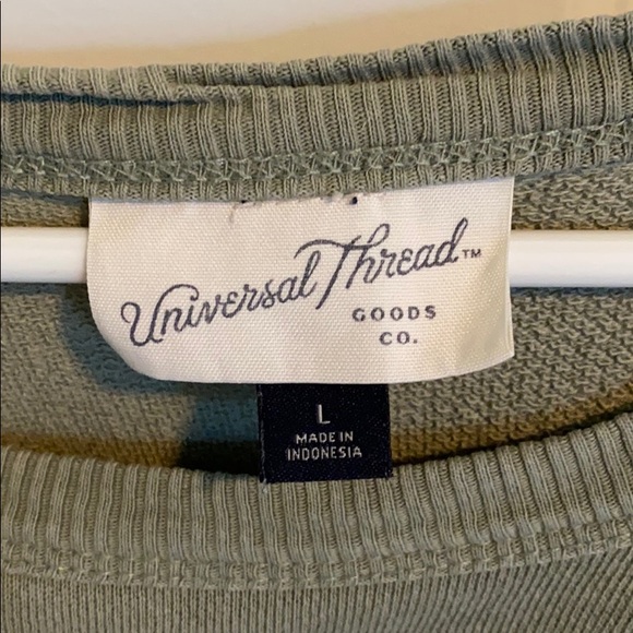 Army green crewneck shirt - Picture 2 of 2